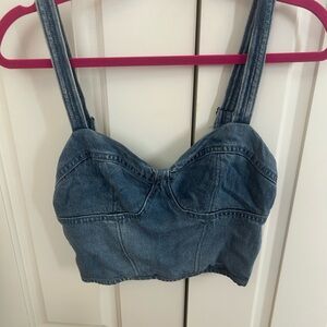 Denim top